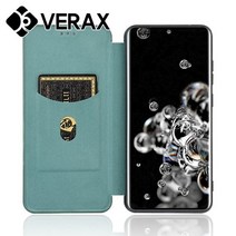 기타 바보사랑[베락스]아이폰8플러스 마그네틱 스트라이프 가죽 케이스 P135, 브라운