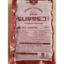 도나우핫도그소시지 숯불갈비맛 1.5kg 6봉 1박스