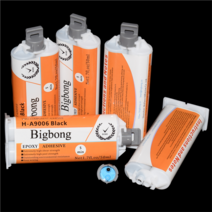구조용 접착제 2 액형 에폭시 수지 1:1 블랙 AB 세트 목재 금속 플라스틱 세라믹 스톤 본딩 5 개 50ml, 한개옵션0