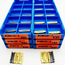 선반 밀링 바이트 mgmn150 mgmn200 g nc3020 3030 pc9030 초경 인서트 cnc 공작 기계 절단 및 홈 가공용 선삭 공구 mgmn, mgmn200g nc3030, 10개(1박스), 1개