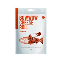 바우와우 연어롤 120g x4개 애견간식 강아지간식, 4개
