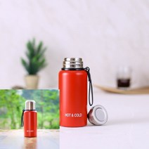 진공 보온병 500ml 레드 보온보냉컵 등산용물병 커피보틀 초등학생보온병 등산용보온병 스텐보온병 대형보온병