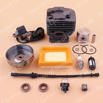 Stihl FS450 FS450 용 42mm 실린더 피스톤 키트 클러치 드럼 점화 코일 공기 연료 필터 라인 수리 키트 트, CHINA