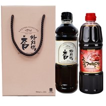 참홍선물세트(참참치액900ml+홍게맛장900ml) 명절 설 추석 부모님 선물 회사 단체 직원 감사 인사 답례품 홍게간장 만능소스