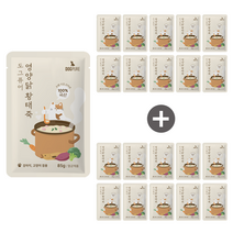 [10+10] [도그퓨어] 강아지 고양이 보양 영양 닭죽 황태죽 (85gX10개입), 단품, 85g
