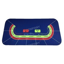 바카라 고무 식탁보 특수 테이블 천 매트 크기 90cm 180cm, 파란색