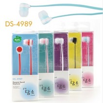 우일 핸드폰 게임 유선이어폰 DS 4989, 블랙