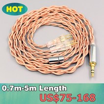 Graphene 7N OCC 차폐 동축 혼합 이어폰 FOSTEX TH900 MKII 4 1.8mm, 05 XLR 4 Pole Male_07 4m