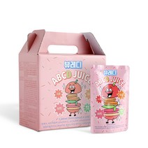 뷰레디 ABCD주스 80ml X 15포 과채주스 사과 비트 당근 황칠, 15개입