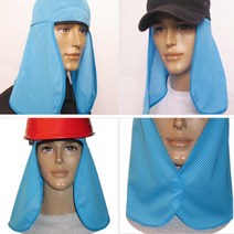 그늘이 작업모자 가리개 오픈형 땀패드 100개 bluecoral14*4682634dn