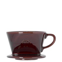 [칼리타 도자기 드리퍼 101LD 브라운(1-2인용)]/핸드드립/원두커피/핸드밀/하리오/서버/필터/케냐AA/