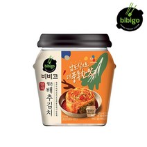 (냉장)비비고 썰은배추김치(더풍부한맛)용기500g, 500g x 1개