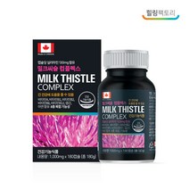 힐링팩토리 밀크씨슬 콤플렉스 1 000mg x 180캡슐 2개, 180정