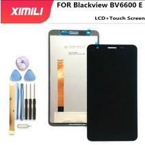 휴대폰 호환 액정수리 LCD교체 5.7 Blackview bv6600e lcd 디스플레이 + 터치 스크린 디지타이저 어셈블리 bv6600 e pro 교체용 100 원래 lcd, bv6600 프로
