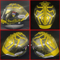 SHOEI X14 헬멧 금개미 풀데칼 스티커 쇼에이 엑스포틴, 금개미금사판화