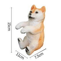 웨하이무역 귀여운 동물들 테라스 마당 야외 옥상 정원 전원주택 꾸미기 모조 동물 조각 별장 꾸미기 용품, I
