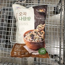 한우물 오곡 나물밥 1.56kg (5입), 종이박스포장
