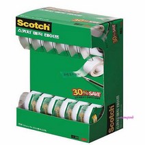 MMSa_3M스카치 세이빙팩 매직테이프 불투명 디스펜서12개 반투명cde349