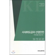 사내하도급과 산업안전 : 제조업을 중심으로, 한국노동연구원, 박찬임,박제성,김기선,김정우,전형배,노상헌,박종식...