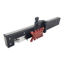 라우터테이블 라우터 테이블 플레이트 정밀 마이터 게이지 및 알루미늄 마이터 펜스 w 장부 블록 및 반복 절단 플립 스톱 및 톱 용 장부 게이지, 450mm 장부 울타리 2