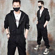 멀티포켓 후드 점프수트
