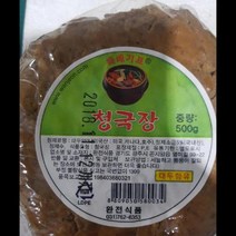 뚝배기표 청국장 완전식품 500G 식자재 장보기, 단품, 단품
