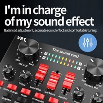 오디오 음향 사운드 전자기기 믹서 v8 usb 외부 카드 헤드셋 웹캐스트 개인 엔터테인먼트 스트리머 라이브 방, v8s