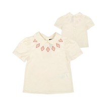 카나리 키즈 로고 S21065 221 CO 키즈 키즈 반팔 블라우스