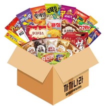 까까나라 과자폭탄 45p 스낵 간식 과자선물세트, 1box, 럭키박스(21p)