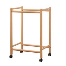 바지걸이 옷걸이 행거 원목 우드 스탠드 스탠딩 우드, 대형/베이지