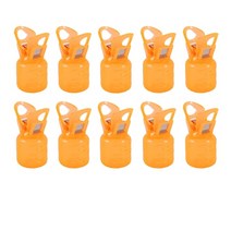 호환 낚시배 바다낚시배요트 부품 10pcs 오징어 지그 후크 프로텍터 커버 지그 미끼 후크 안전 모자 애호가를위한 fihsing 도구 액세서리, 오렌지