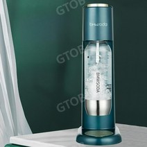 GtoB 소다수 탄산 탄산수제조기 휴대용 소다 주입기 기계, A.클래식업그레이드-청녹색