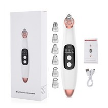 블랙헤드 제거기 피지 흡입기 피부케어 전기 블랙 헤드 리무버 페이스 모공 클리너 진공, 상자 포함