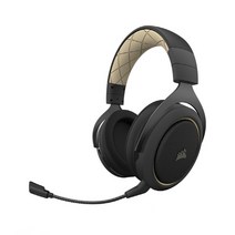 커세어 HS70 PRO WIRELESS 크림 소음제거 마이크 PC PS4 게이밍 무선 헤드셋