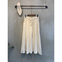 씨샵인더룸 / 바피스 스트링 밴딩 린넨 스커트 4color
