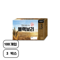 쌍계명차 김동곤 명인이 만든 블랙보리 티백, 1.2g, 100개입, 3개