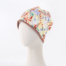 [비다즐] 썸머 밑단 비니 / 여름비니 환자용 암환자 뇌수술 탈모 모자 두건 항암 치료 준비 여성두건 면두건 면비니 여름두건모자 반다나 속비니