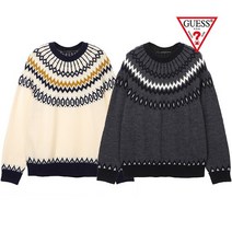 게스진 [게스] 남성 노르딕 스웨터 풀오버 (MM4S1655)