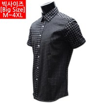 [쿨제이] 남자 빅사이즈 린넨 반팔 남방 7부 셔츠 21 DF 206