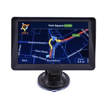 GPS 내비게이터 최신 지도 유럽 고화질 터치 스크린 시스템 다국어 음성 안내 및 경고, 7인치 유럽