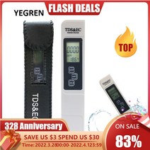공구 부속휴대용 물 tds meter pen ec 전도도 테스터 수질 모니터 음용수 비료 농도