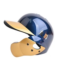 도코마 도쿠마 야구헬멧 투톤검투사헬멧 외귀 우타자(블랙골드유광), L(58cm~59cm)-검투사우타
