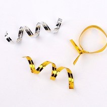 리시안제이 빵끈 봉지타이 200P 빵타이 포장타이, 금색