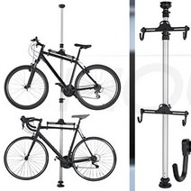 가정용 사무실 베란다 복도 실내 자전거 2단 봉 거치대 스탠드 보관대