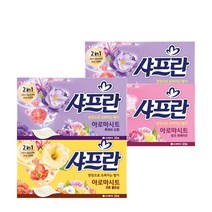 샤프란 아로마 시트 30매 섬유 유연제 간편한 티슈형, 11_핑크센세이션 x 4개 (120매)