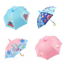 루나버블 물받이캡 캐릭터 우산 4종 아동 어린이 남아 여아 유아 공주 자동차 유니콘 암막 1단 자동 장우산