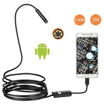 스마트폰내시경 카메라 산업용 배관 하수구 5.5mm 3.5m 2m 5m 케이블 방수 내시경 6led otg usb 안드로이드 내시경 검사 windows pc 용 수중 낚시, 하드 케이블