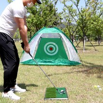 골프 연습망 원터치 골프 연습네트 골프 실내 연습장, GG-0019-Gn 크린 그물망
