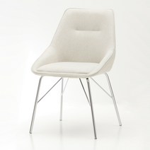 패브릭 의자 카페 의자 콜린 체어 2 color, 아이보리