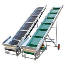 택배 화물 운반 자동 리프트 컨베이어 간이 승강기, 높이 1.8-2.5m 220V 4미터 세트